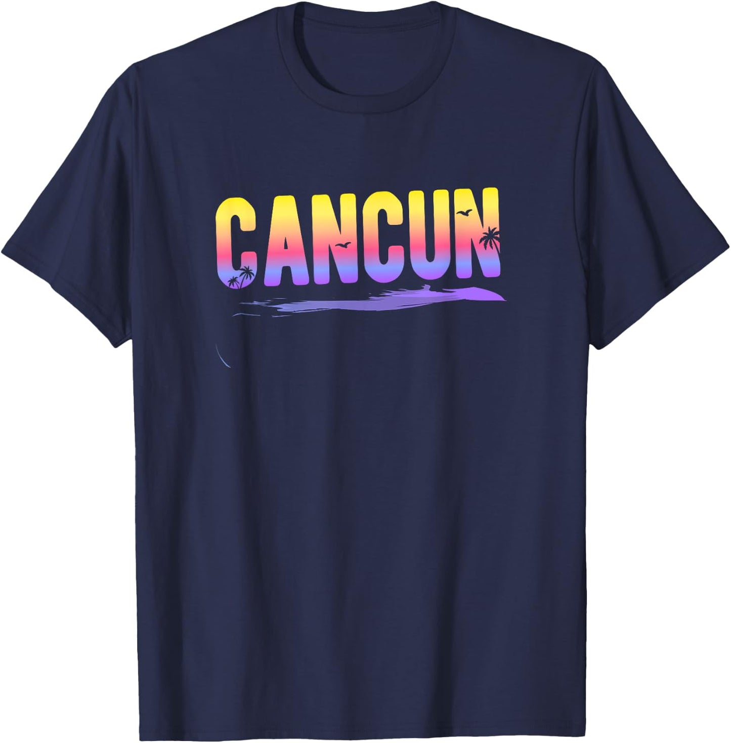Cancun Mexico Souvenir T-Shirt - T-Shirt | Navy