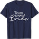 Team Bride Wedding Party Bridesmaid Bachelorette Party 2027 T-Shirt - T-Shirt | Navy