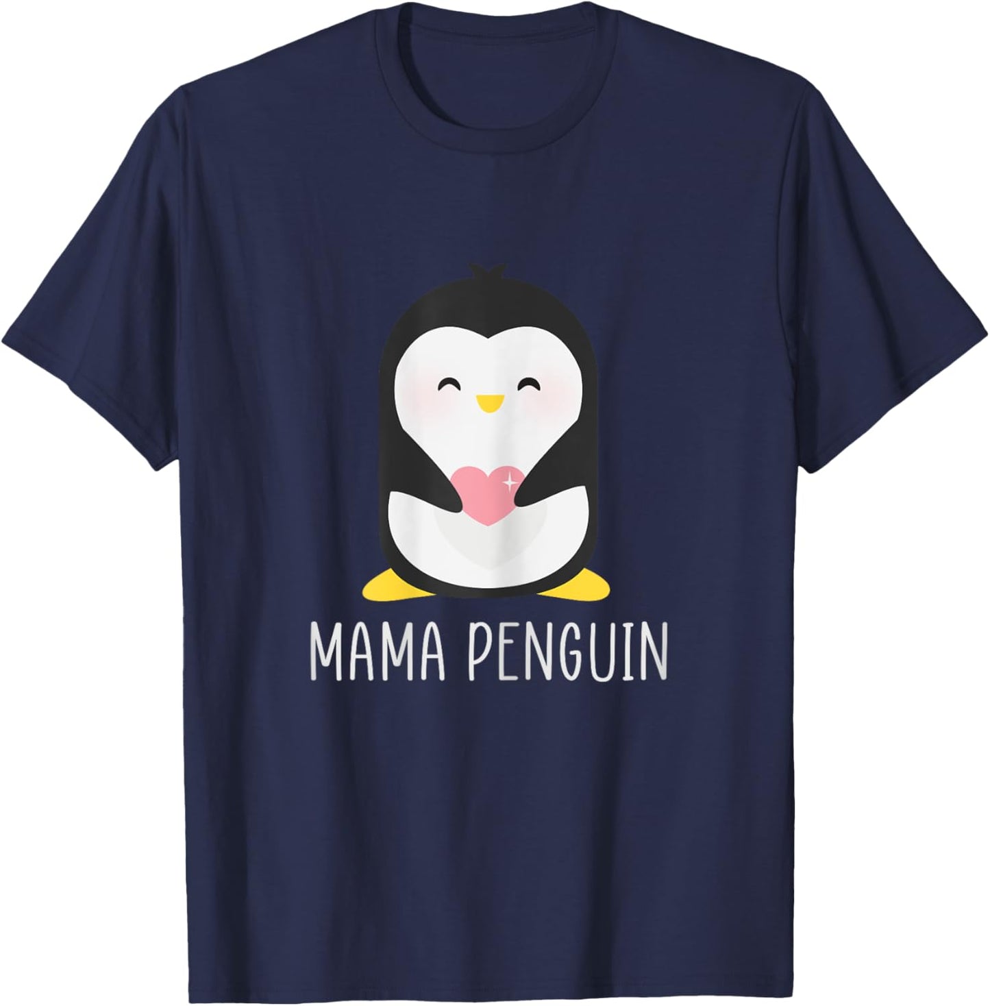 Penguin MAMA - Mother's Funny & Cute Dad Gift T-Shirt - T-Shirt | Navy