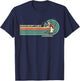 Vintage Retro Summer Fishing California Pinecrest Lake T-Shirt - T-Shirt | Navy