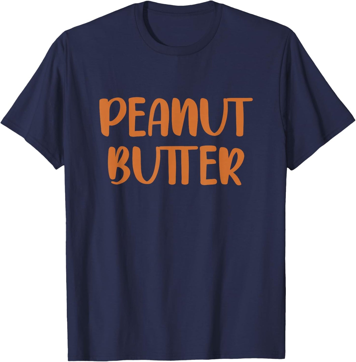 Peanut Butter & Jelly PB&J Matching Couple Halloween Costume T-Shirt - T-Shirt | Navy
