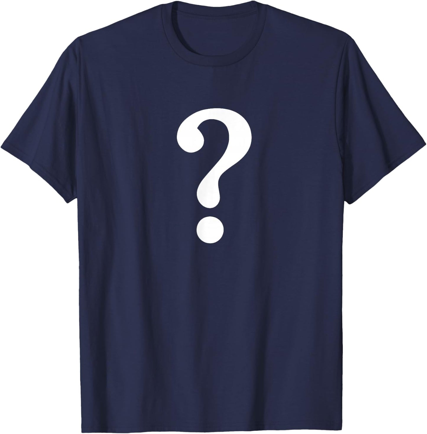 Question Mark , Funny Grammar T-Shirt - T-Shirt | Navy