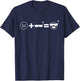 Sad Plus FPV Glasses are synonymous with Happy Freestyle T-Shirt - T-Shirt | Navy