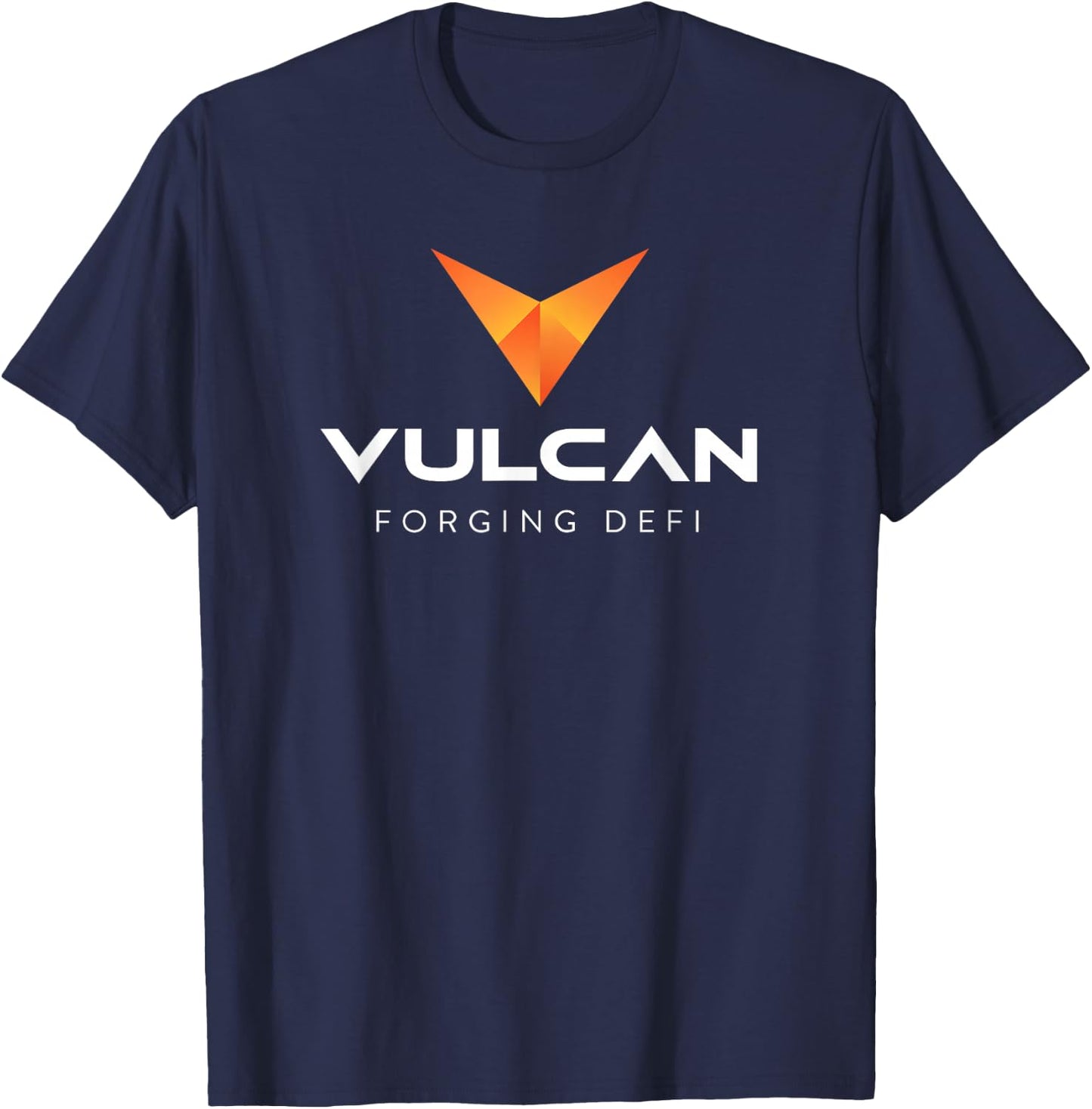Vulcan Blockchain T-Shirt - T-Shirt | Navy