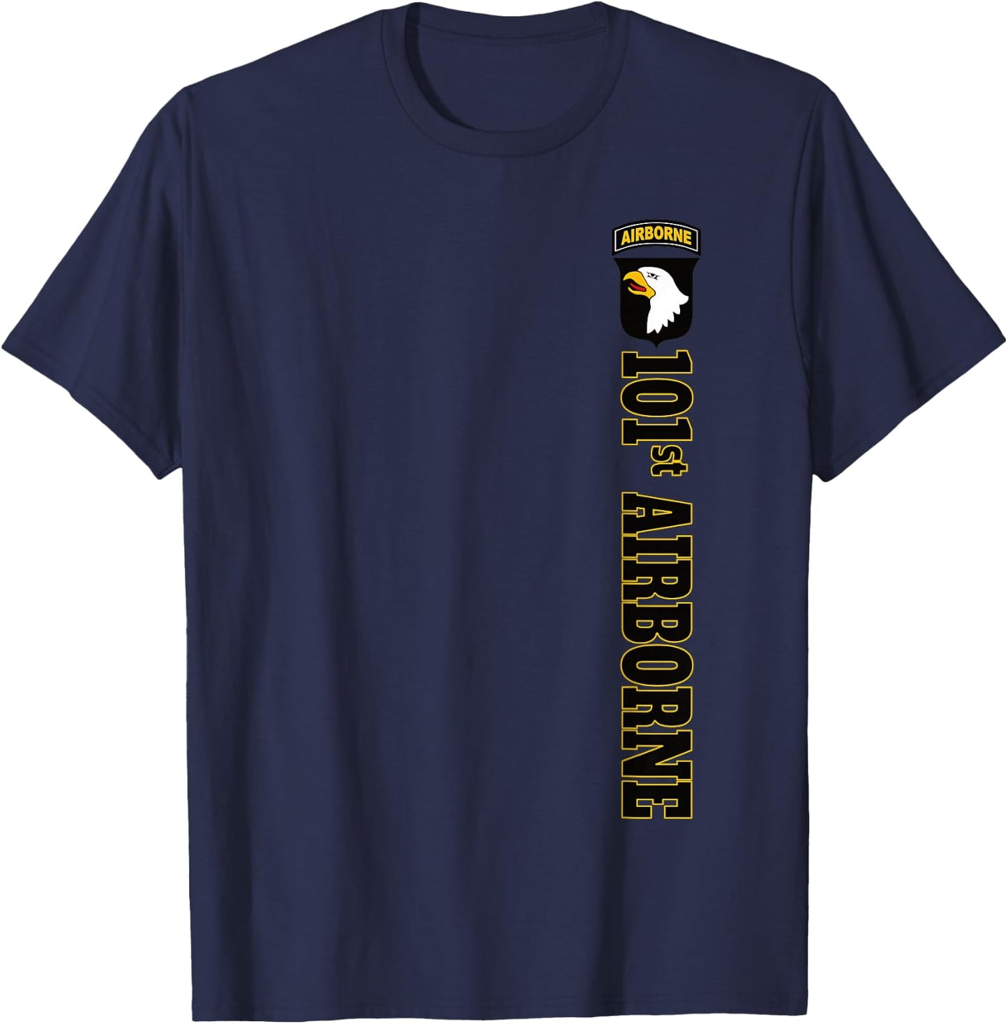 US Army 101st AIRBORNE Division Color Patch T-Shirt - T-Shirt | Navy
