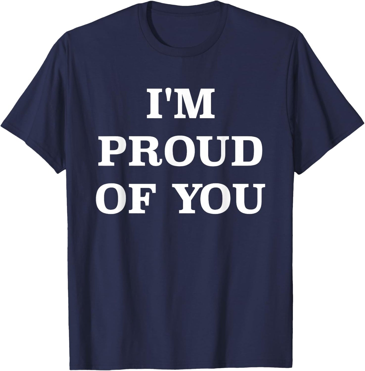 Neighborhood I'm Proud of You - Men's -Adults Black Cotton Short Sleeve Classic Fit - Size Medium T-Shirt - T-Shirt | Navy