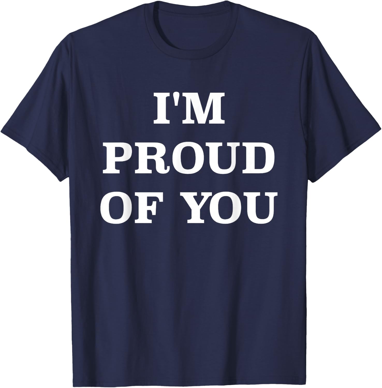 Neighborhood I'm Proud of You - Men's -Adults Black Cotton Short Sleeve Classic Fit - Size Medium T-Shirt - T-Shirt | Navy