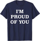 Neighborhood I'm Proud of You - Men's -Adults Black Cotton Short Sleeve Classic Fit - Size Medium T-Shirt - T-Shirt | Navy