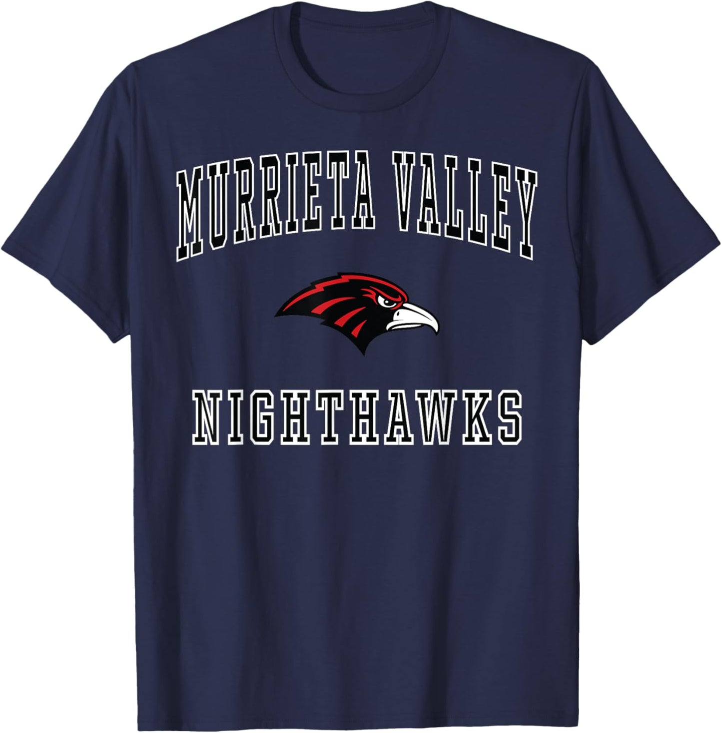 Murrieta Valley High School Nighthawks T-Shirt - T-Shirt | Navy
