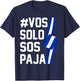 Honduras Flag Catracho Pride Hondureño Vos Solos Sos Pajas T-Shirt - T-Shirt | Navy