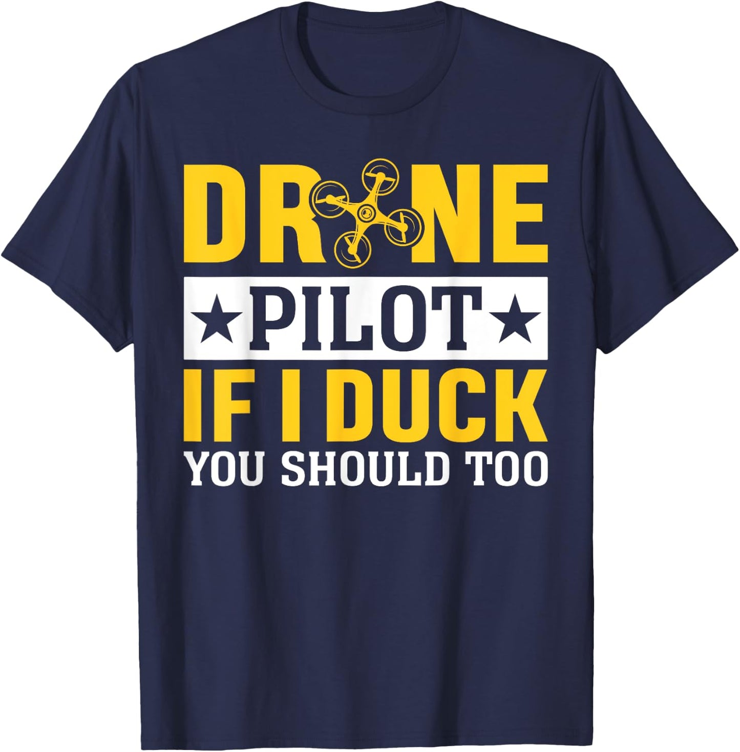 Funny Drone Pilot Design Women Kids Drone Operator T-Shirt - T-Shirt | Navy