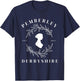 Pemberley Derbyshire 1813 Pride and Prejudice Jane Austen T-Shirt - T-Shirt | Navy