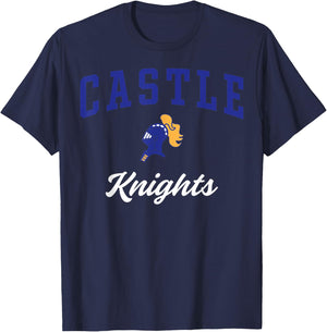 Castle High School Knights C3 T-Shirt - T-Shirt | Navy