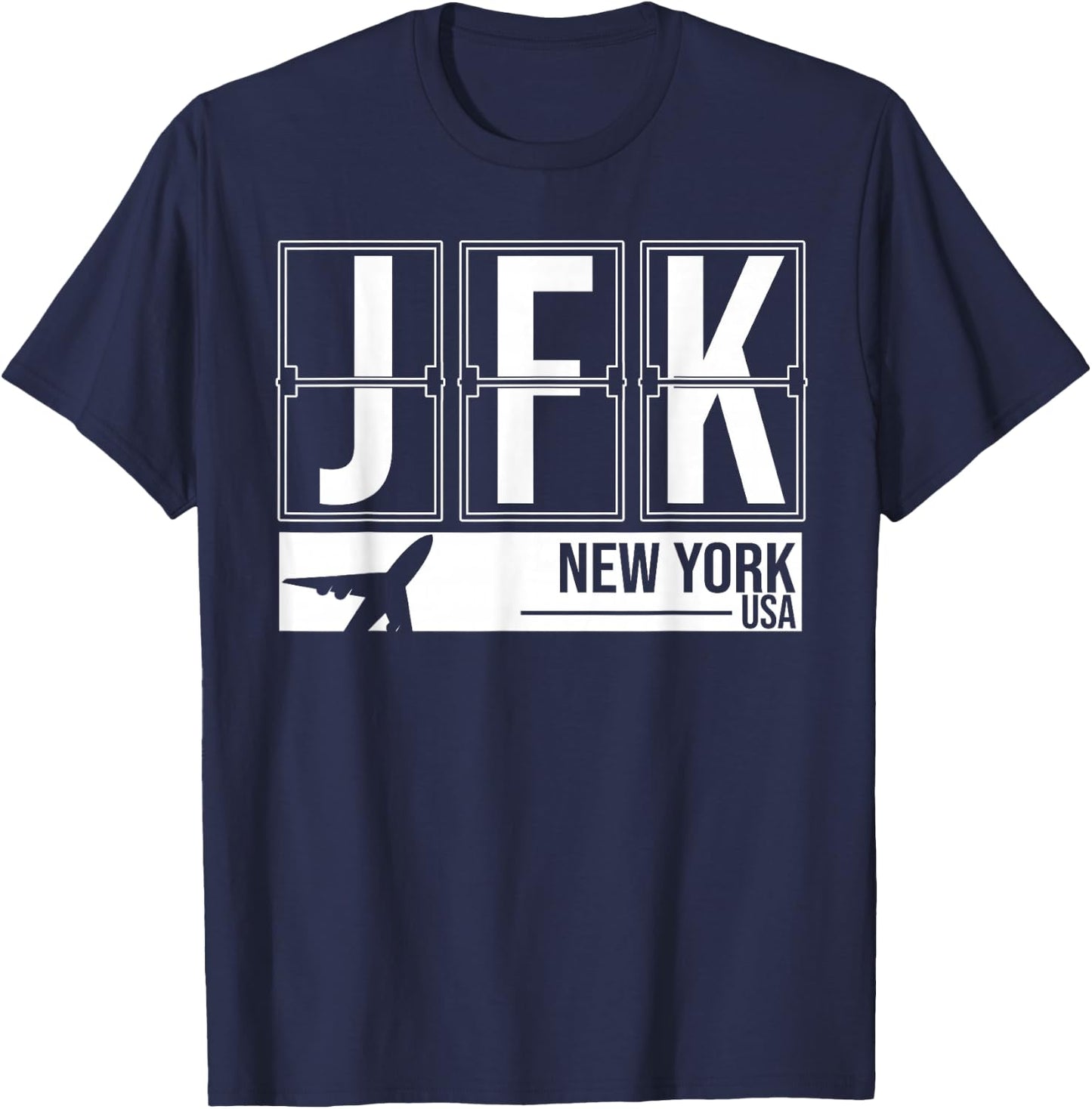 JFK - New York Airport Code Souvenir or Gift Shirt T-Shirt - T-Shirt | Navy