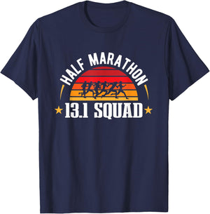 Half Marathon Runner Half Marathon 13.1 Squad Half Marathon T-Shirt - T-Shirt | Navy