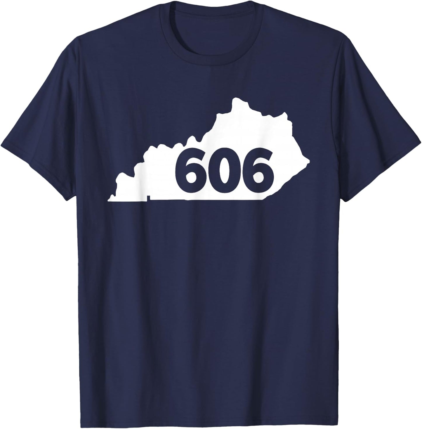 Kentucky 606 Area Code T-Shirt - T-Shirt | Navy