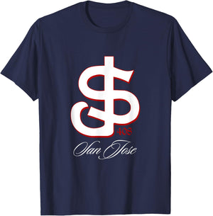 San Jose shirt, SJ 408 San Jo, San Jose shirts, San Jose 408 T-Shirt - T-Shirt | Navy