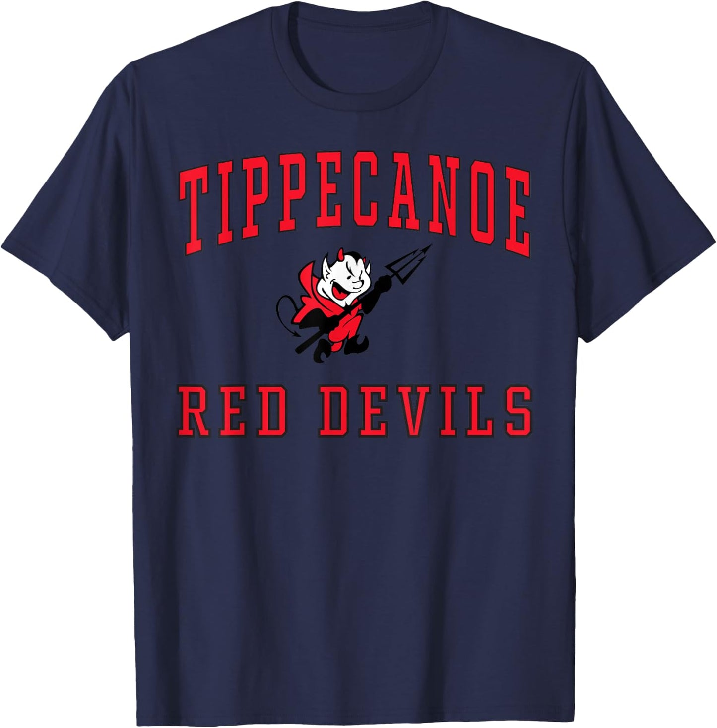 Tippecanoe High School Red Devils C1 T-Shirt - T-Shirt | Navy