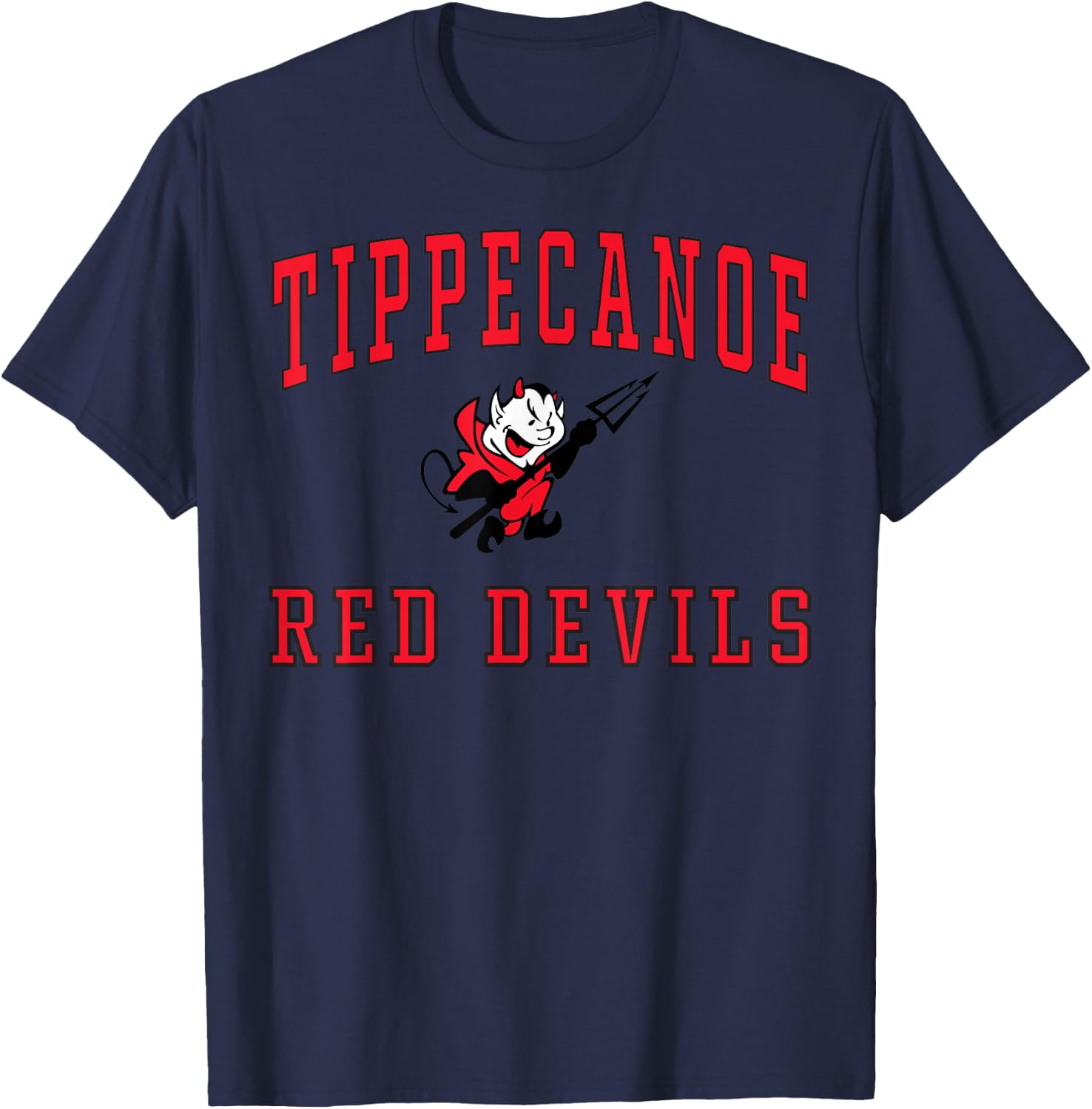 Tippecanoe High School Red Devils C1 T-Shirt - T-Shirt | Navy