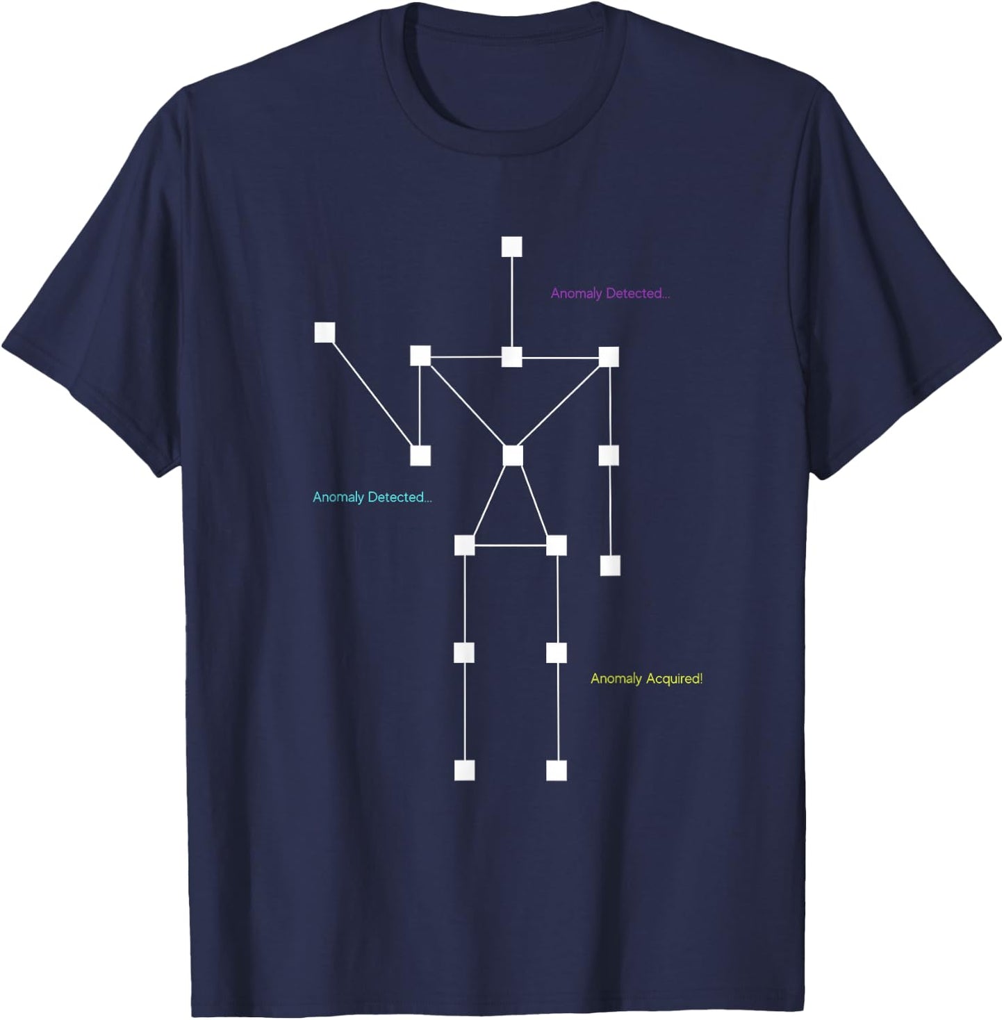 Anomaly Detected SLS Ghost Hunting Shirt - Funny Paranormal T-Shirt - T-Shirt | Navy