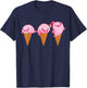 Blobfish Shirt Ice Cream Blobfish Funny Gift T-Shirt - T-Shirt | Navy