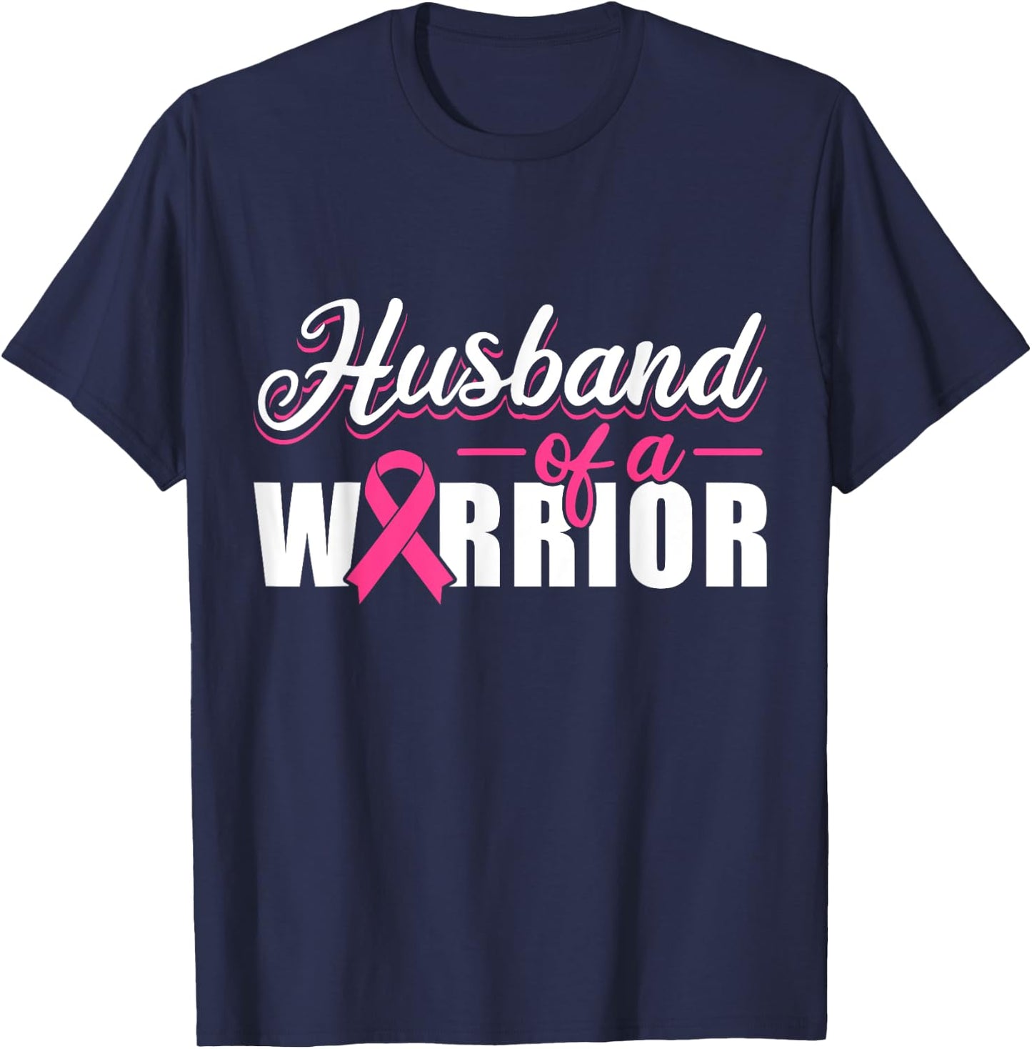 Husband Of A Warrior T-Shirt - T-Shirt | Navy