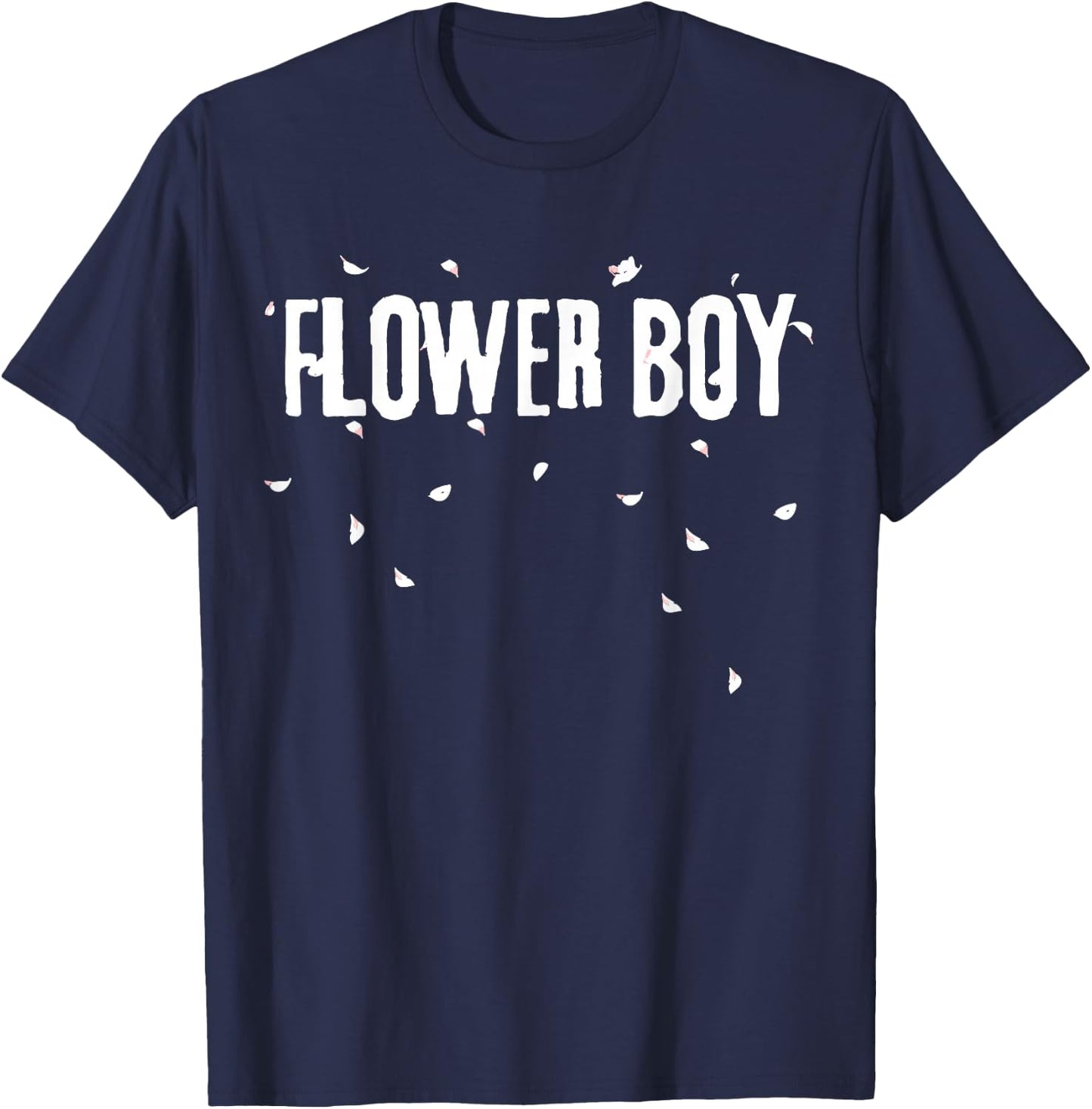 Wedding Party BEST FLOWER BOY T-Shirt - T-Shirt | Navy