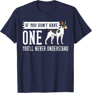 Rat Terrier Dog Puppies Owner Lover T-Shirt - T-Shirt | Navy