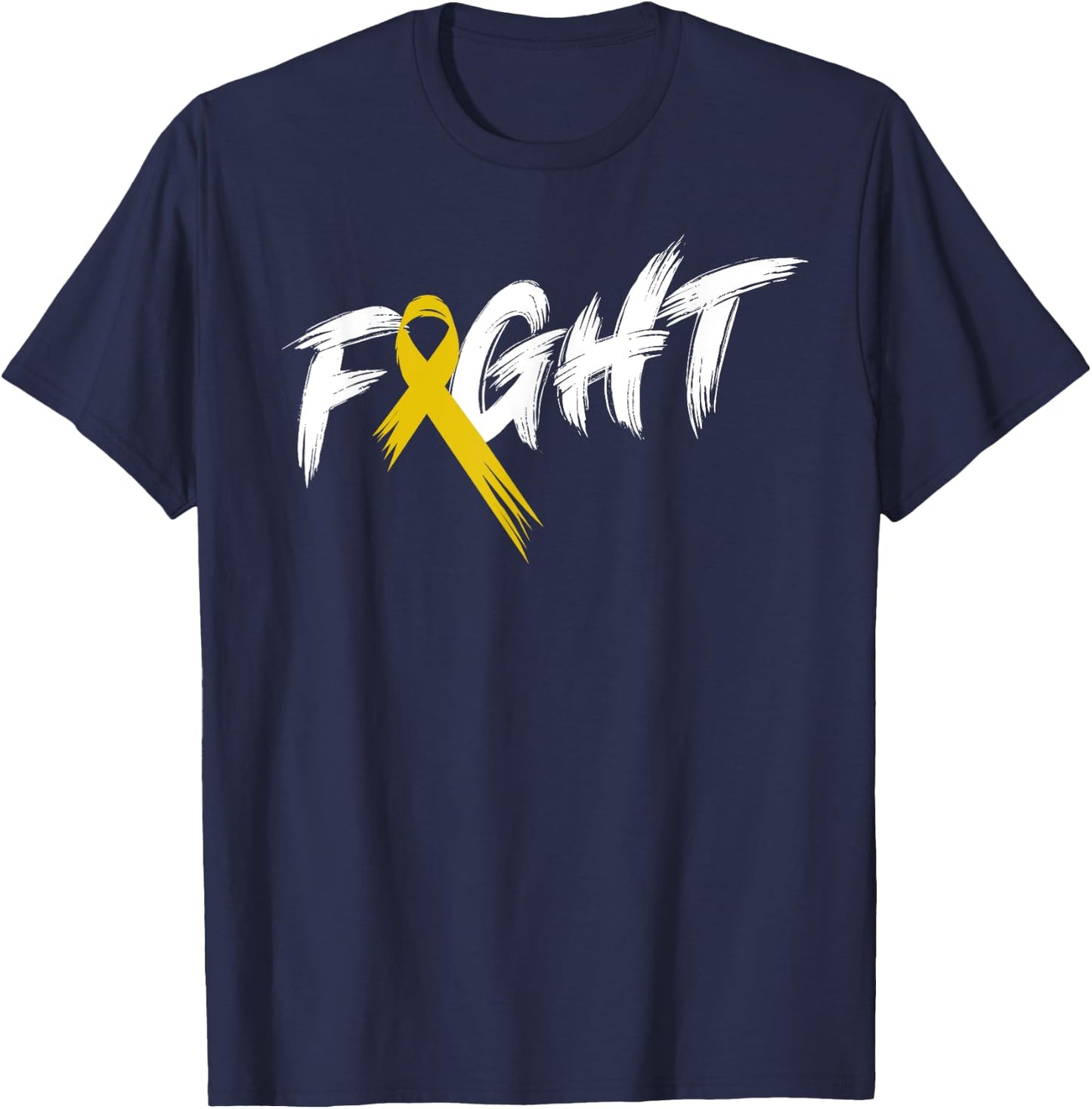 Sarcoma Awareness Month Fight Vintage Bone Cancer T-Shirt - T-Shirt | Navy