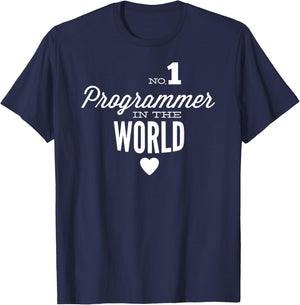 Best Programmer in The World T-Shirt - T-Shirt | Navy