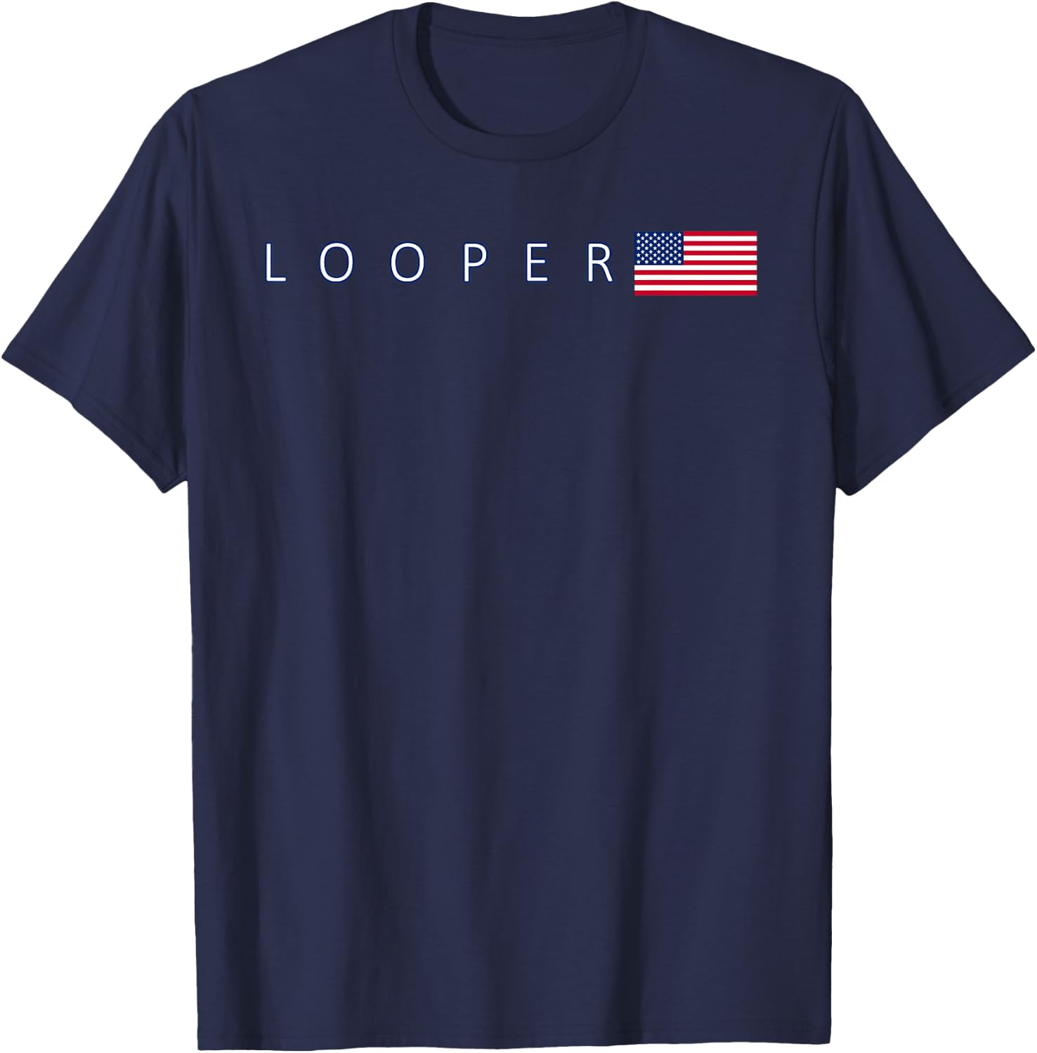 The Great Loop Looper Boating US American Flag T-Shirt - T-Shirt | Navy
