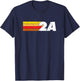2A 2nd Amendment - Pro Gun Second Amendment T-Shirt - T-Shirt | Navy