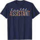 Health Assistant Leopard Appreciation For Work T-Shirt - T-Shirt | Navy
