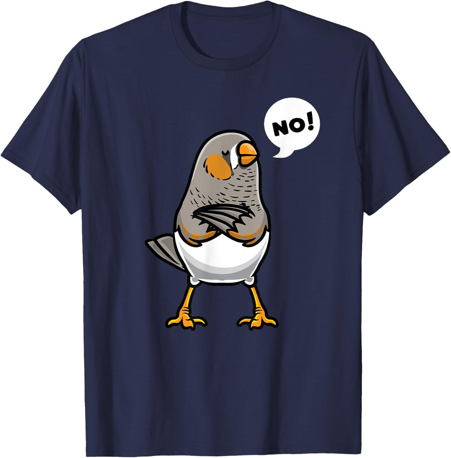 Zebra Finch Ornithologist Ornithology Zebra Finches T-Shirt - T-Shirt | Navy