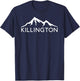 Killington Vermont Skiing Snowboard T-Shirt - T-Shirt | Navy