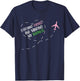 Catching Flights & Minding My Business Tavel Vintage T-Shirt - T-Shirt | Navy