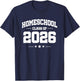 Homeschooling Kids - Online Homeschool Class - Class of 2026 T-Shirt - T-Shirt | Navy