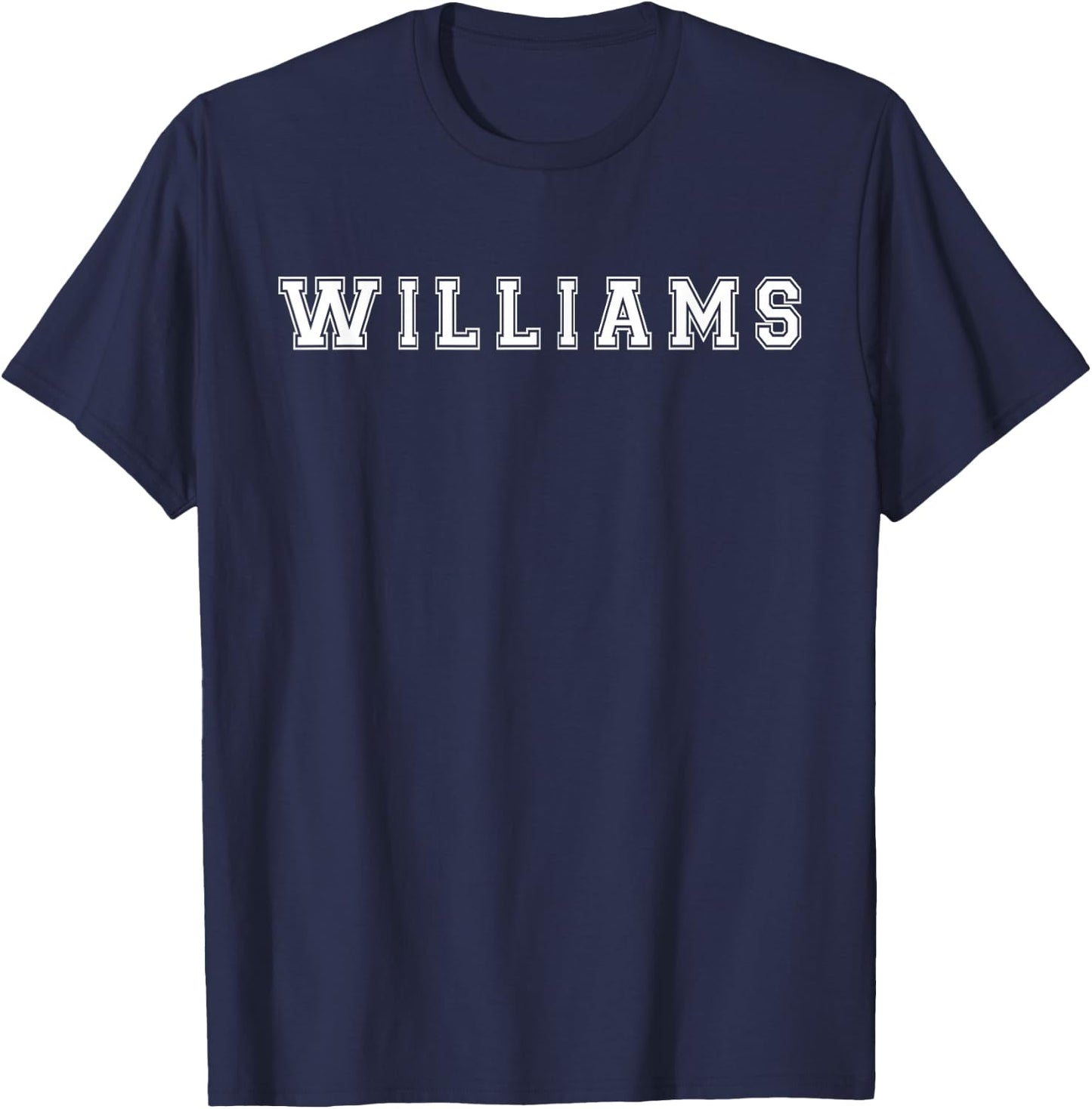 Williams | Last Name Family Surname Gift T-Shirt - T-Shirt | Navy