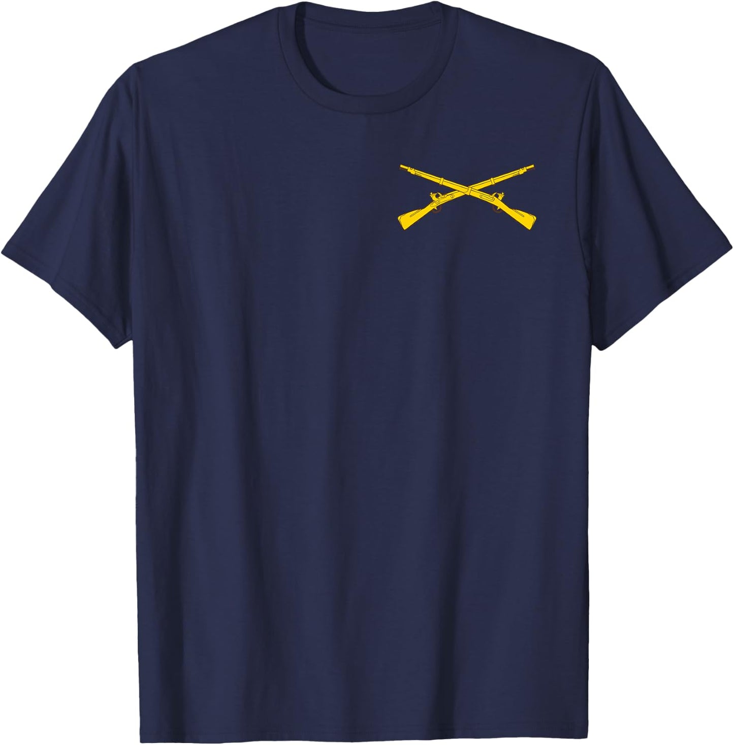 US Army Infantry Branch Crossed Rifles 11 Bravo - 11B T-Shirt - T-Shirt | Navy