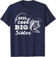 Reel Cool Big Sisters Gift Older Sister Girls Fishing Gift T-Shirt - T-Shirt | Navy