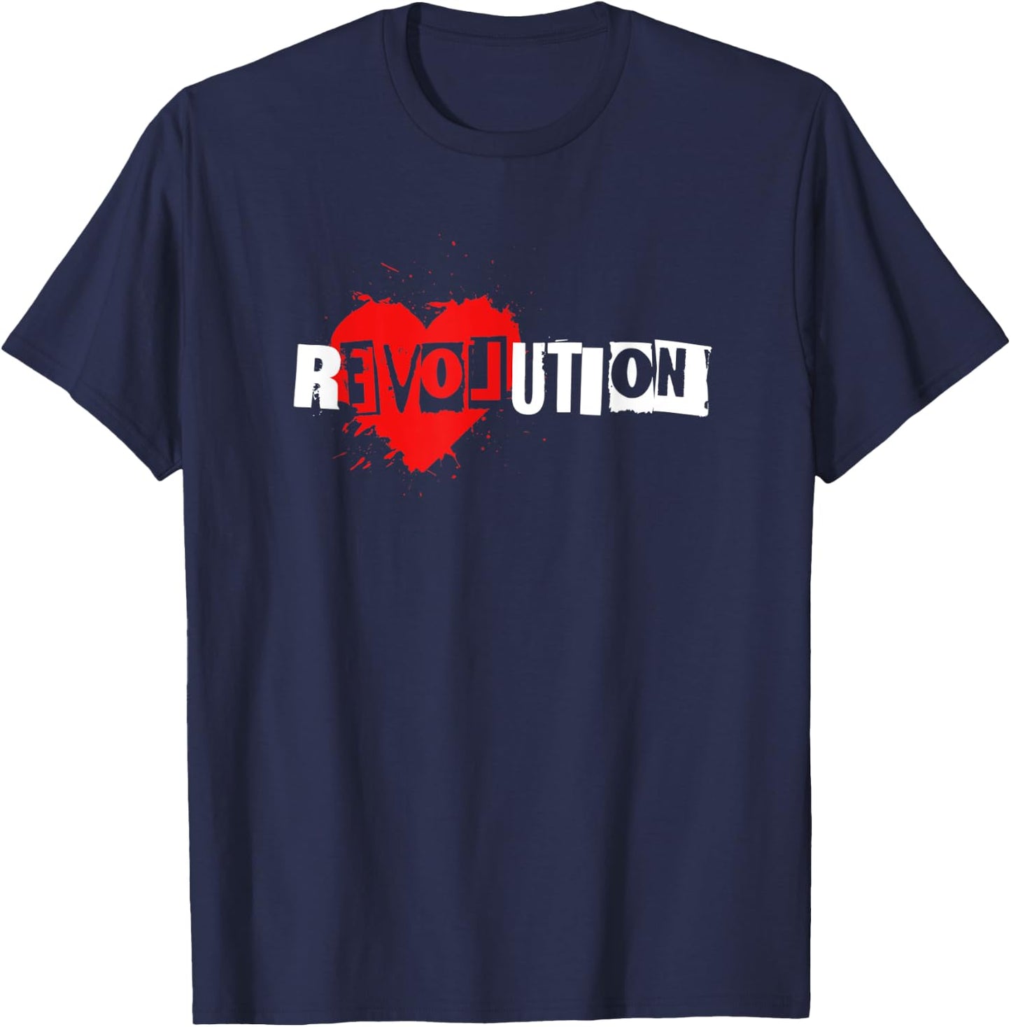 Love Revolution Protest T-Shirt - T-Shirt | Navy
