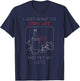 I Just Want to Drink Wine and Pet My Cat Cat Lover Men Women T-Shirt - T-Shirt | Navy