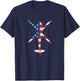 Blackhawk American Flag Military Attack Helicopter UH60 Men T-Shirt - T-Shirt | Navy