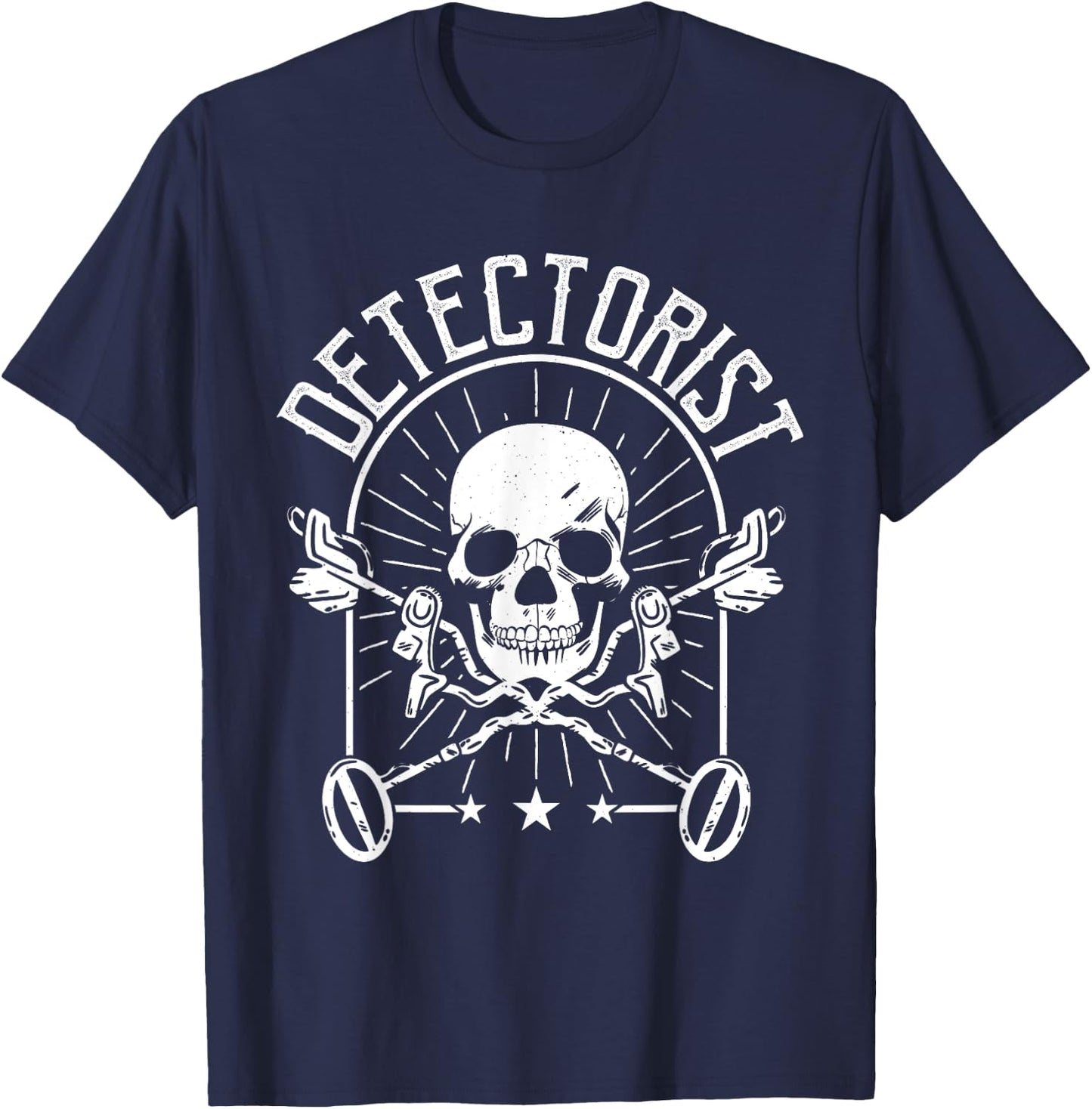 Detectorist, Metal Detecting Men T-Shirt - T-Shirt | Navy