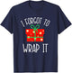 Funny Christmas Pregnancy Announcement I Forgot to Wrap It T-Shirt - T-Shirt | Navy