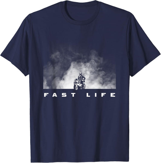 Motorcycle Apparel - Motorcycle T-Shirt - T-Shirt | Navy