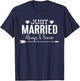 Just Married Always & Forever - Newlywed Couples T-Shirt - T-Shirt | Navy