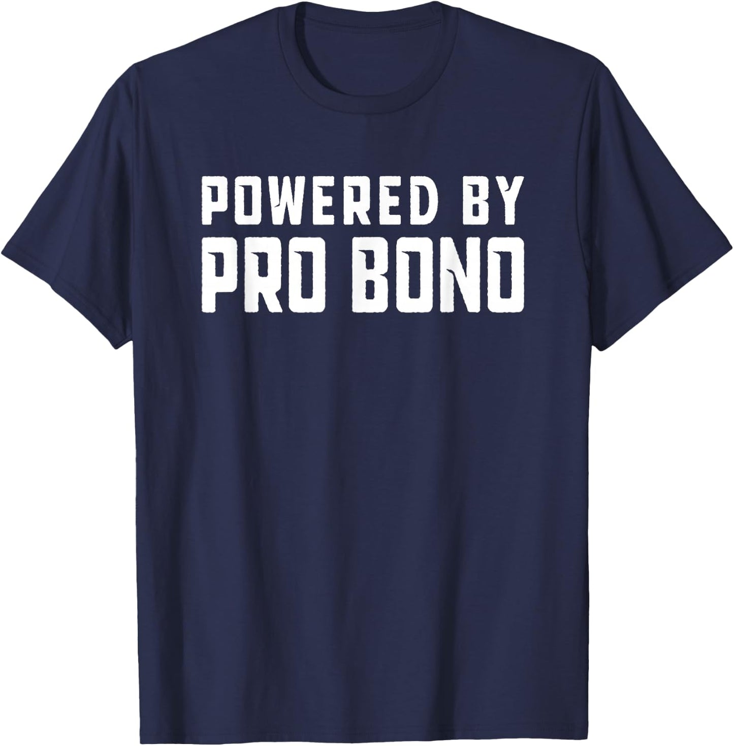 Powered by Pro Bono T-Shirt - T-Shirt | Navy