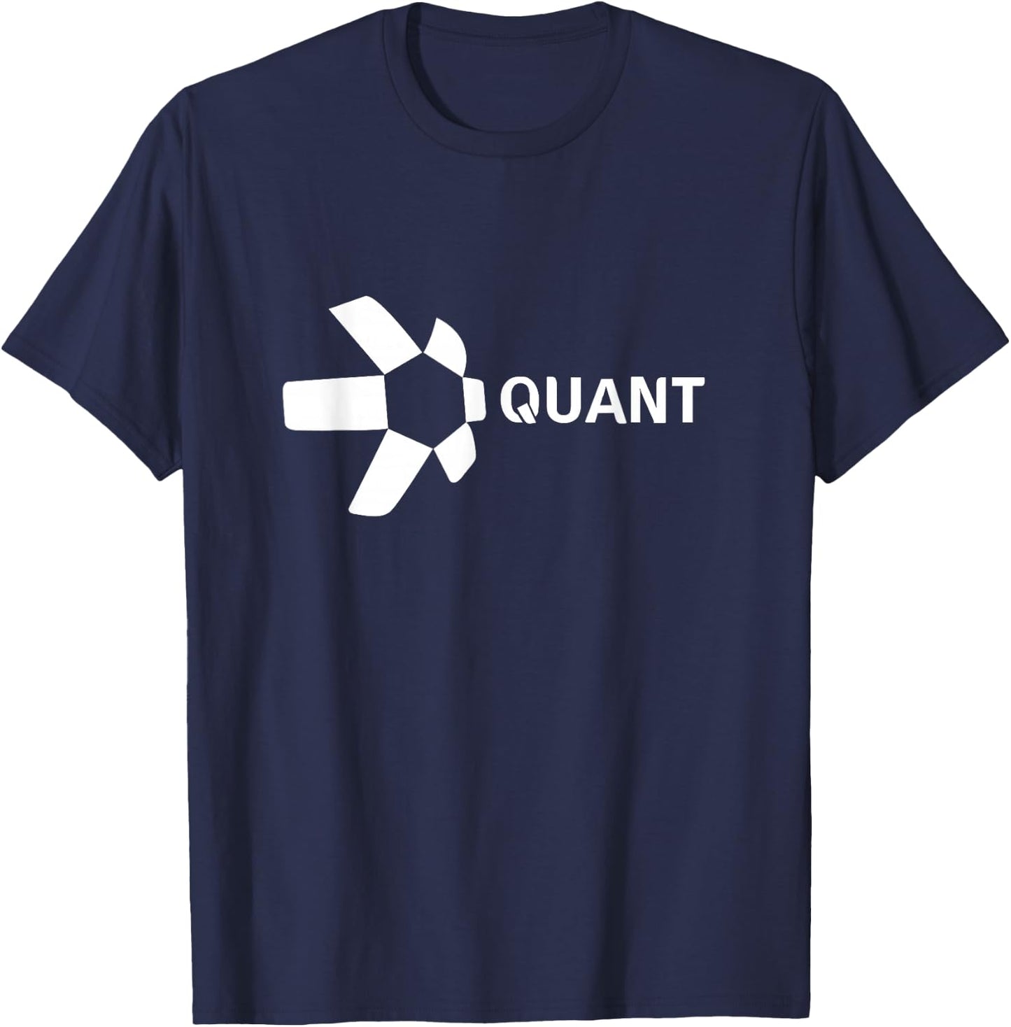 Quant Logo | The Quant Crypto and QNT T-Shirt - T-Shirt | Navy