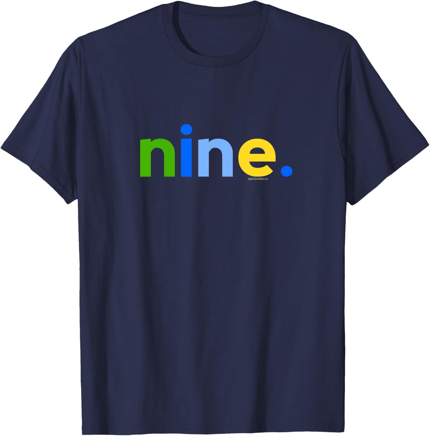 Kids 9th Birthday Shirt Boy 9 Year Old Nine | Party Ideas Age 9 T-Shirt - T-Shirt | Navy